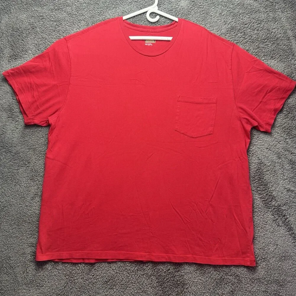 The Foundry Supply Co Mens Red 4XLT Big Tall Short Sleeve T-Shirt
